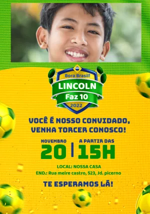 Soccer Birthday Invitation – Static – Adriana Silvia