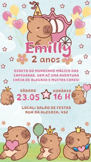 Invito di compleanno Principesse – Statico – Felicity Artes