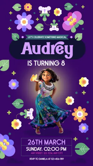 Magical Encanto Themed Birthday Invitation | Editable Template
