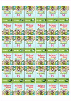 Adesivo TicTac Labubus para Aniversário para Editar Online