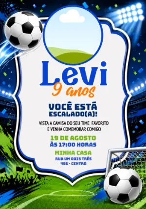 Soccer Birthday Invitation – Static – Jotta