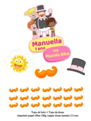 Cake Topper – Static – Maira Chediac
