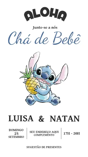 Invito baby shower – Statico – Pixel Lab