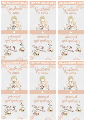Capa de Pirulito Pequeno Príncipe para Editar Online