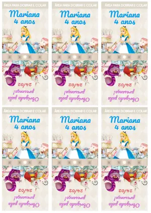 Capa para Pirulito Alice no País das Maravilhas para Editar