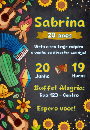 Festa-Junina-Einladung – Statisch – Convites e Artes Digitais