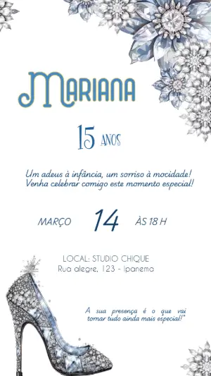 Invitación de XV años – Estático – Felicity Artes
