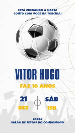 Soccer Birthday Invitation – Static – Voxalis