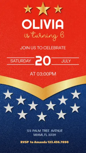 Superhero Girl Birthday Invitation Editable Template