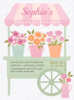 Invito baby shower – Statico – Decore Arte