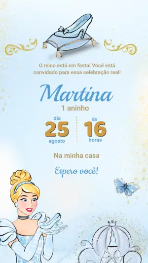 Invito di compleanno Principesse – Statico – Arte Coelho Digital