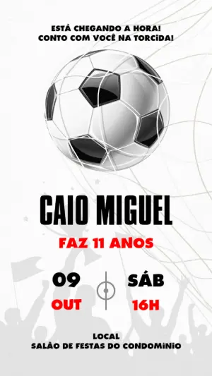 Soccer Birthday Invitation – Static – Voxalis