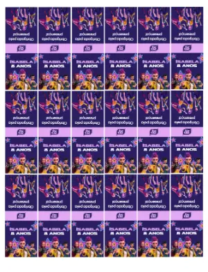 Rótulo Tic Tac Aniversário Guerreiras do Kpop para Editar e Imprimir