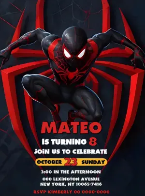 Convite Homem-Aranha – Estático – Decore Arte