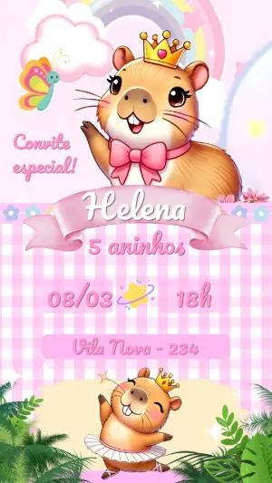 Invito di compleanno Principesse – Statico – Color Art Studio