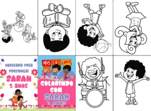 Livrinho de Colorir Aniversário Gospel para Editar e Imprimir