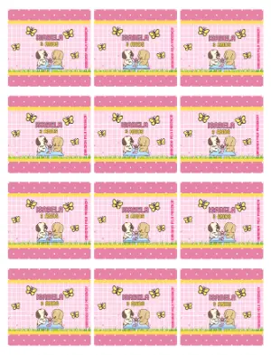Adesivo para Bala Personalizada Bobbie Goods