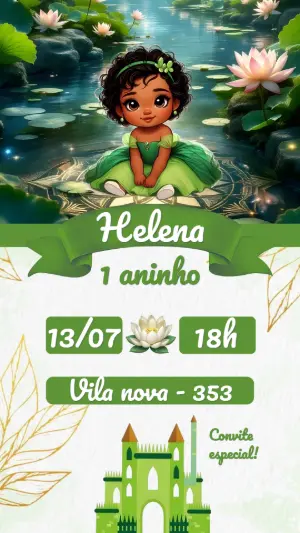 Invito di compleanno Principesse – Statico – Color Art Studio
