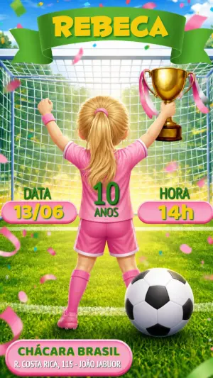 Soccer Birthday Invitation – Static – Maira Chediac