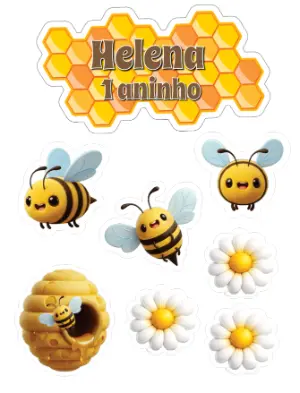Cake Topper – Static – Heliene Designer