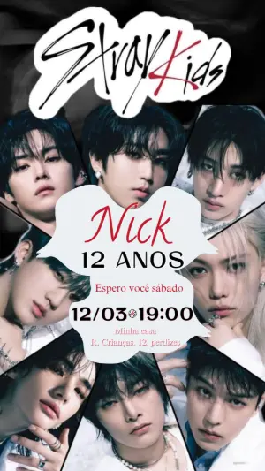 Invitation d'anniversaire KPop Demon Hunters – Statique – Gema Artes Digitais