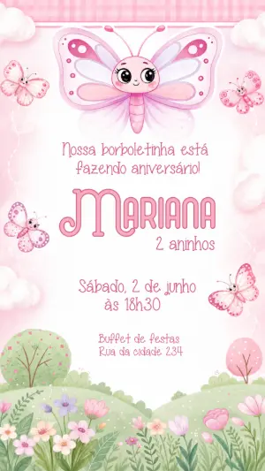 Invitación de cumpleaños Jardín encantado – Estático – Felicity Artes