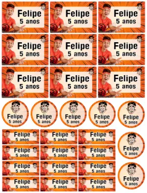 Etiquetas Escolares Enaldinho Youtuber