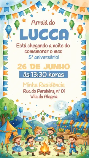 Festa-Junina-Einladung – Statisch – Festôu Convites