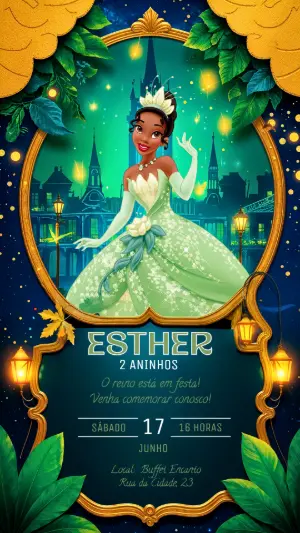 Invitación de cumpleaños Princesas – Estático – Felicity Artes