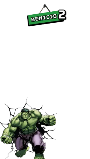 Moldura para Stories do Hulk para Editar