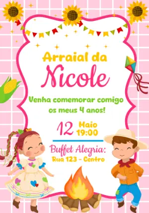 Festa-Junina-Einladung – Statisch – Convites e Artes Digitais