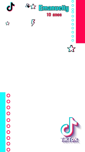 Moldura para Story Aniversário TikTok Editável Online