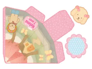 Caixa Pirâmide Bobbie Goods para Aniversário para Editar Online