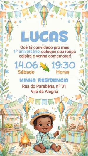Festa-Junina-Einladung – Statisch – Festôu Convites