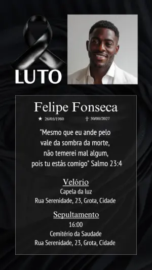 Modelo Editável de Nota de Pesar com Foto Elegante