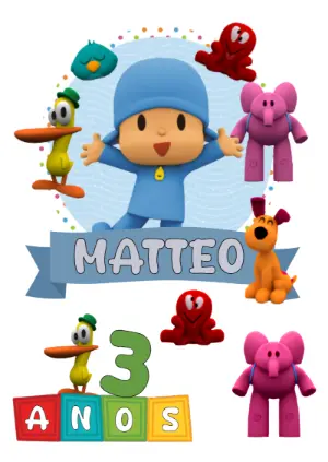 Cake Topper – Static – Decore Arte