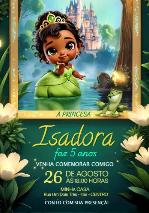 Invito di compleanno Principesse – Statico – Jotta