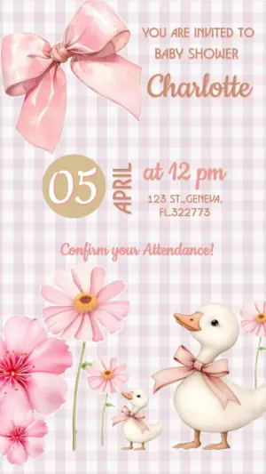 Invito baby shower – Statico – Maira Chediac