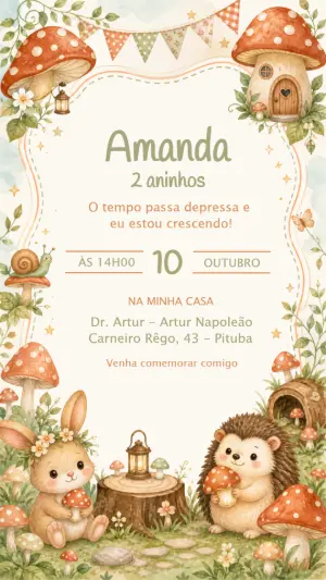 Animals Birthday Invitation – Static – CollorGraph EDITOR