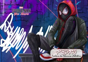 Capa de Caderno Homem Aranha Miles Morales para Editar Online