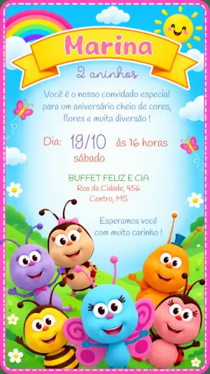 Invitación de cumpleaños Stitch – Estático – Felicity Artes