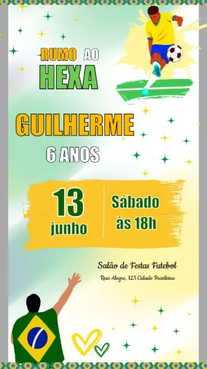 Soccer Birthday Invitation – Static – Felicity Artes