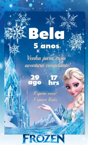 Frozen Birthday Invitation – Static – Fernando Martins