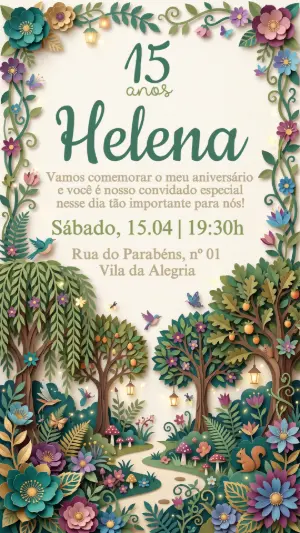 Invitación de XV años – Estático – Festôu Convites