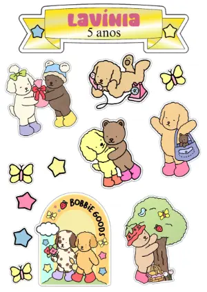 Cake Topper – Static – FabyDany 