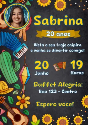 Festa-Junina-Einladung – Statisch – Convites e Artes Digitais