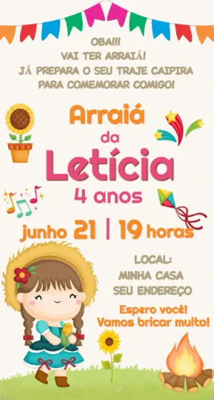 Festa-Junina-Einladung – Statisch – Fernando Martins