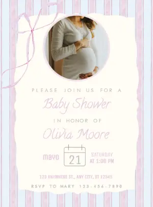 Invito baby shower – Statico – Decore Arte