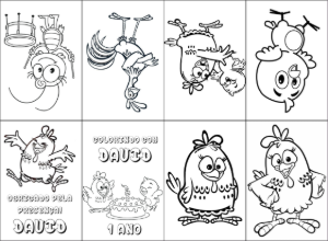 Livro de Colorir Galinha Pintadinha Editável para Aniversário